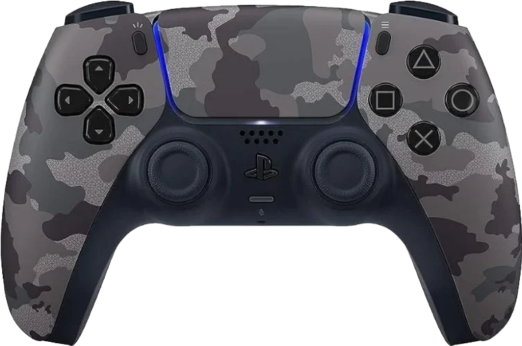 DualSense PS5 Gray Camouflage (серый камуфляж) 2