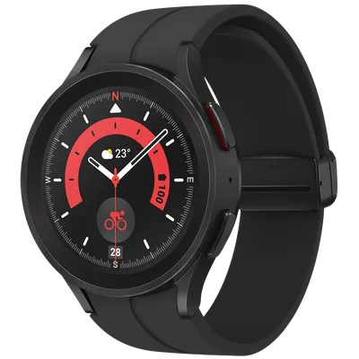 Умные часы Samsung Galaxy Watch 5 PRO 45mm (Чёрный титан) 1